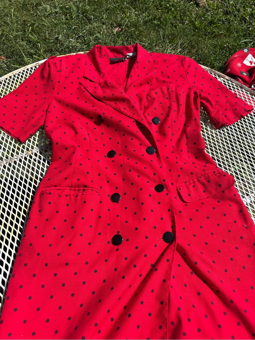Vintage Red Polka Dot Dress-MHM by Melissa Harper